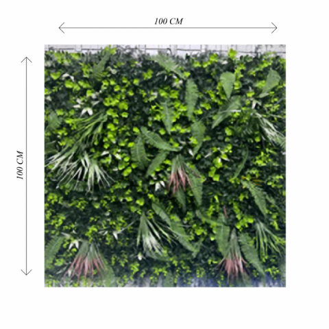 PANOU VERDE MIX 59 100X100 CM