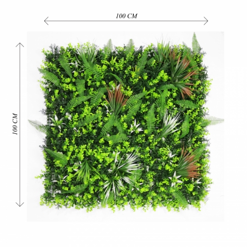 PANOU VERDE MIX 7 100X100 CM