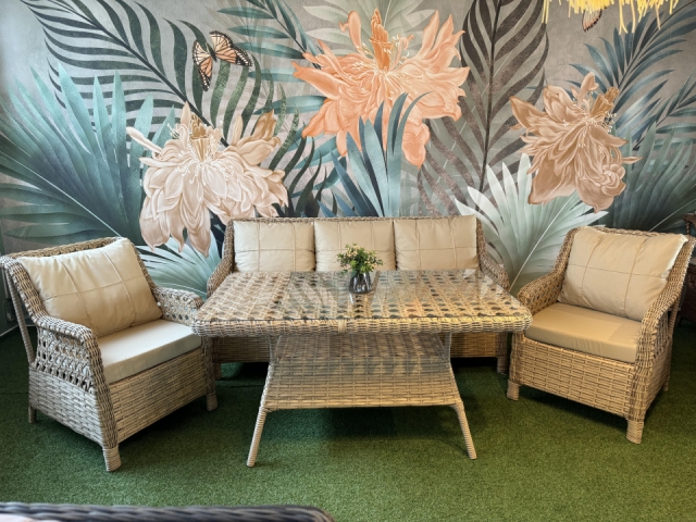 SET MOBILIER RATAN GRADINA SI TERASA NIRVANA, 5 LOCURI
