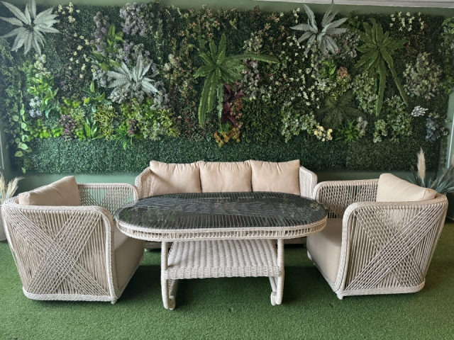SET MOBILIER RATAN GRADINA SI TERASA RIMINI 5 LOCURI