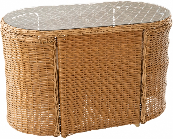 SET MOBILIER TERASA GRADINA RATAN SINTETIC MINOX, 2 LOCURI